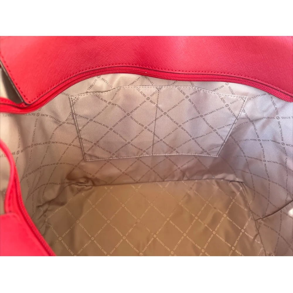 BUNDLE Michael Kors Large Top Zip Tote Multi + Wallet - Picture 5 of 9